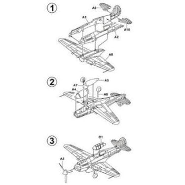 AFV AR144S01 1/144 Flying Tigers P40B/C Hawk-81A2